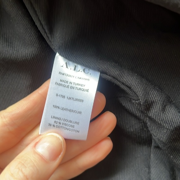 ALC Duvall leather jacket- size 2 - Picture 14 of 16